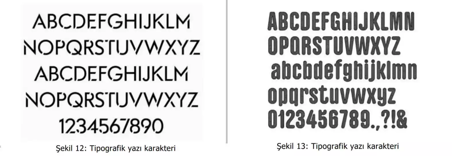 tipografik yazı karakter örnekleri-Adana Web Tasarım
